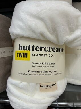 Buttercream Buttery Soft Blanket - White